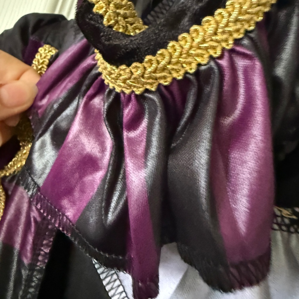 Purple and Black Kids Pirate Costume - Picture 3 of 5